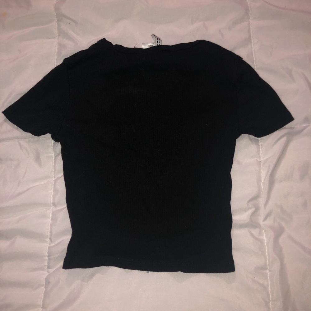 H&M Black Crop Top